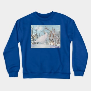 Partridge in White Crewneck Sweatshirt